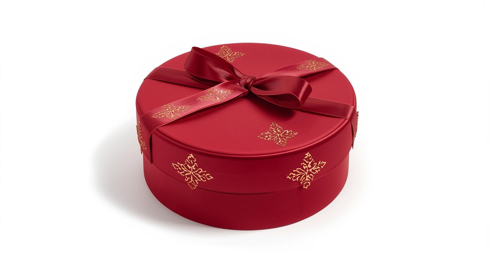 Round Gift Box With Lid - Image 4